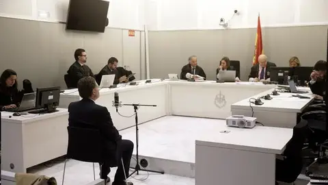 El exembajador de España en Finlandia Marcos Vega Gómez, durante su declaración en la Audiencia Nacional El exembajador de España en Finlandia Marcos Vega Gómez, durante su declaración en la Audiencia Nacional