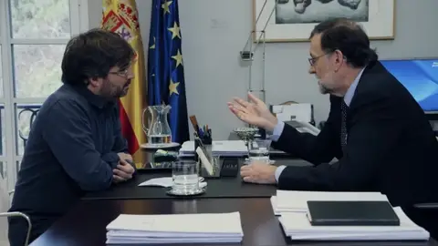 Jordi Évole y Mariano Rajoy Jordi Évole y Mariano Rajoy