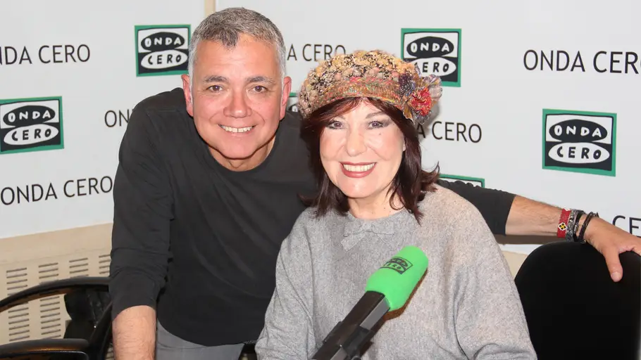 Blanca del Rey con Juan Ramón Lucas La bailaora Blanca del Rey durante una entrevista con Juan Ramón Lucas