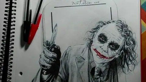 Dibujo de 'El Jocker' Dibujo de 'El Jocker' hecho por @dartatoo
