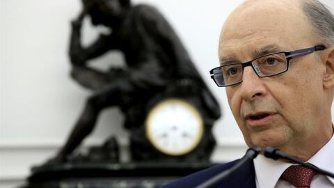El ministro de Hacienda en funciones, Crist&oacute;bal Montoro