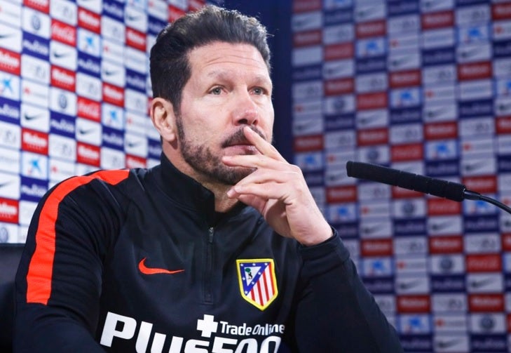 Simeone: "Sin Godín perdemos jerarquía, es importantísimo" Simeone: "Sin Godín perdemos jerarquía, es importantísimo"