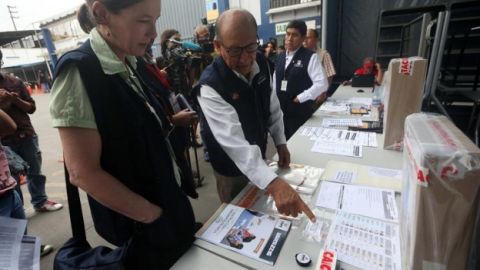 Elecciones presidenciales en Per&uacute;
