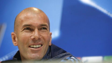 Zinedine Zidane, en rueda de prensa