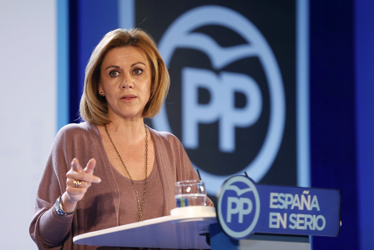 Cospedal: "El 26-J se puede evitar que la radicalidad se apropie de España" Cospedal: "El 26-J se puede evitar que la radicalidad se apropie de España"