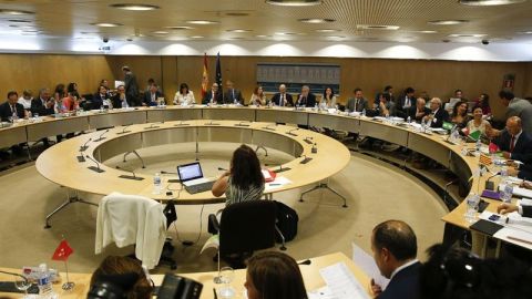 Un momento de un anterior Consejo de Pol&iacute;tica Fiscal y Financiera presidido por Crist&oacute;bal Montoro