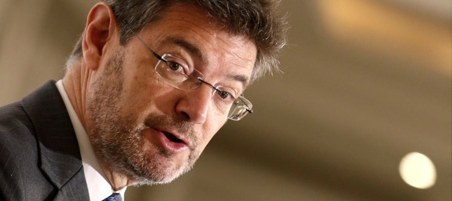 El ministro de Justicia en funciones, Rafael Catalá El ministro de Justicia en funciones, Rafael Catalá