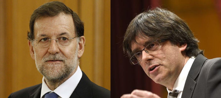Mariano Rajoy y Carles Puigdemont Mariano Rajoy y Carles Puigdemont