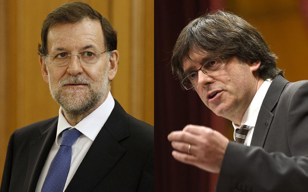 Rajoy se verá con Puigdemont el próximo 20 de abril en Moncloa Rajoy se verá con Puigdemont el próximo 20 de abril en Moncloa