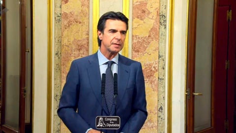 El ministro en funciones, Jos&eacute; Manuel Soria en el Congreso