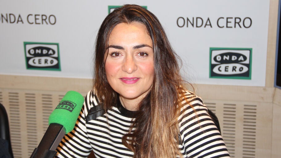 La actriz Candela Pe&ntilde;a durante una entrevista en Onda Cero