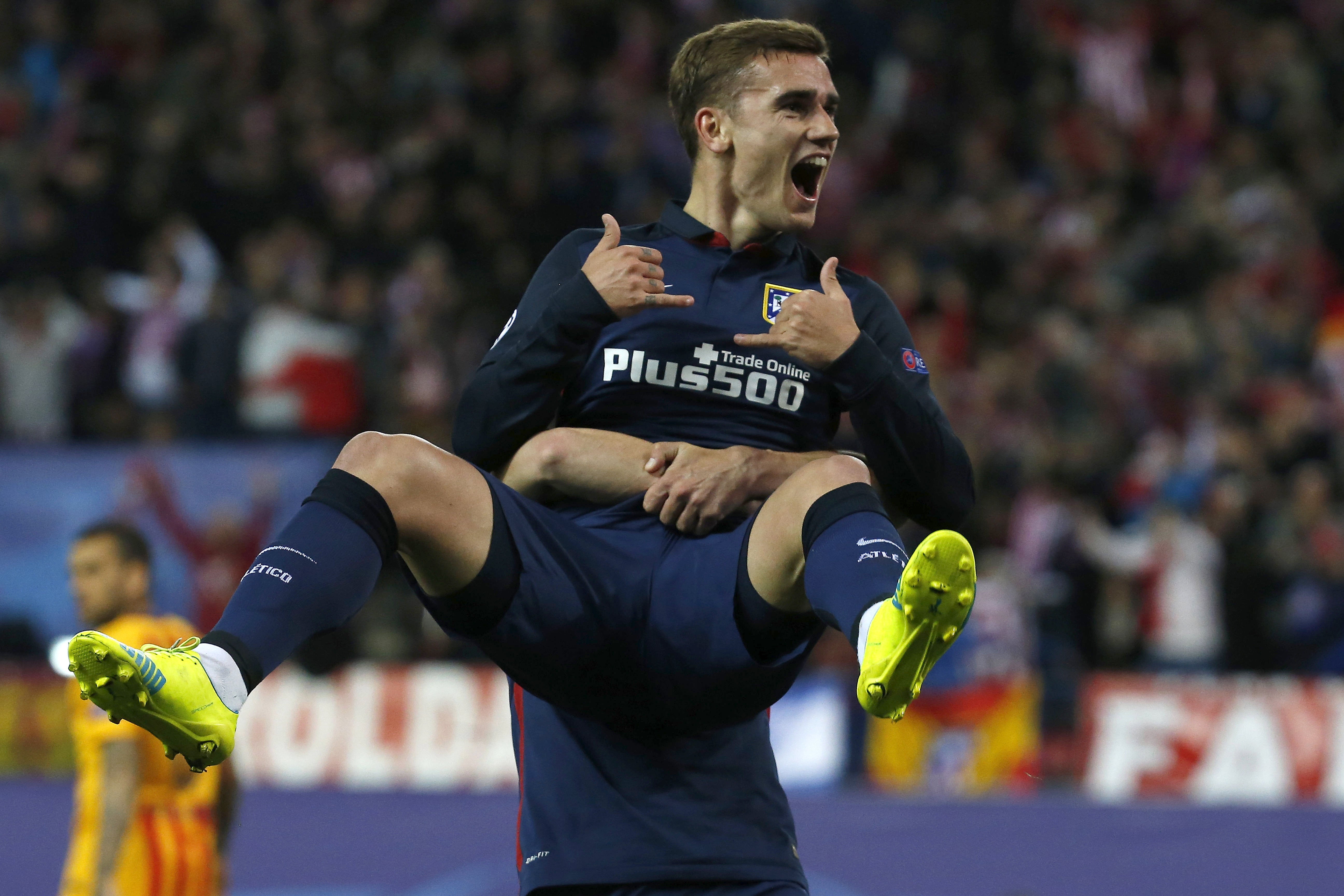 Griezmann: "Nuestra filosofía es esta, correr, presionar y aprovechar" Griezmann: "Nuestra filosofía es esta, correr, presionar y aprovechar"