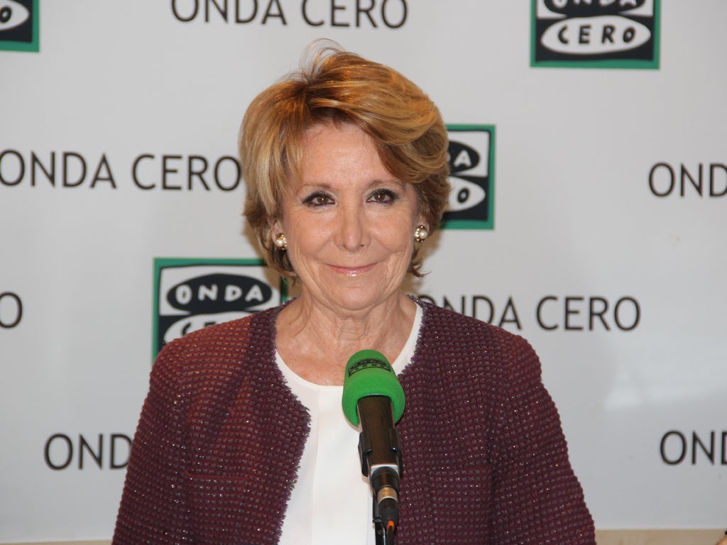 Esperanza Aguirre: "Yo destapé la Gürtel, es la realidad" Esperanza Aguirre: "Yo destapé la Gürtel, es la realidad"