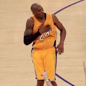 Bryant durante el partido ante los Jazz