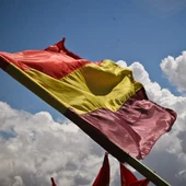 Imagen de una bandera republicana Imagen de una bandera republicana