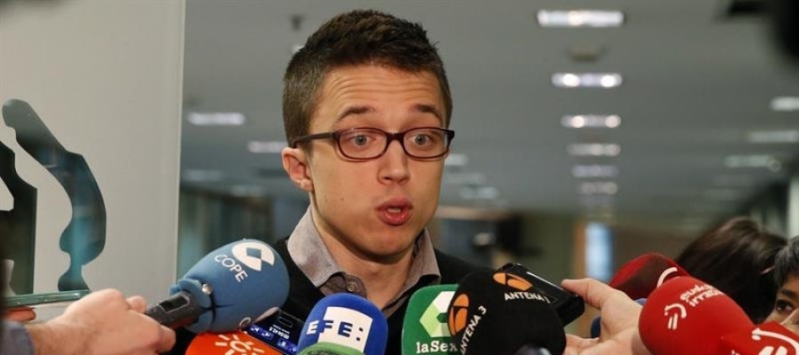 El portavoz de Podemos en el Congreso, Íñigo Errejón El portavoz de Podemos en el Congreso, Íñigo Errejón