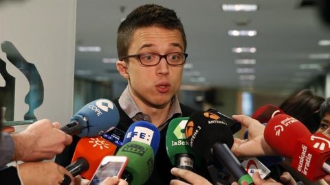 El portavoz de Podemos en el Congreso, &Iacute;&ntilde;igo Errej&oacute;n