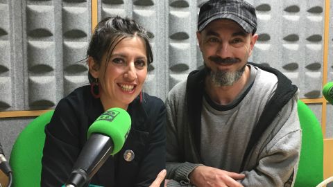 Ventura Ruiz y Josu Castillo de La puerta rija Teatro. 