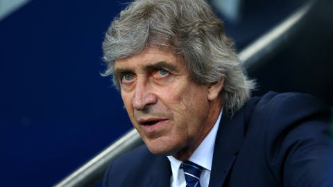 El entrenador Manuel Pellegrini