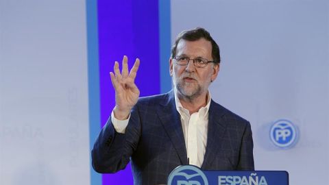 Mariano Rajoy interviene en la clausura de la convenci&oacute;n del PP en Zaragoza