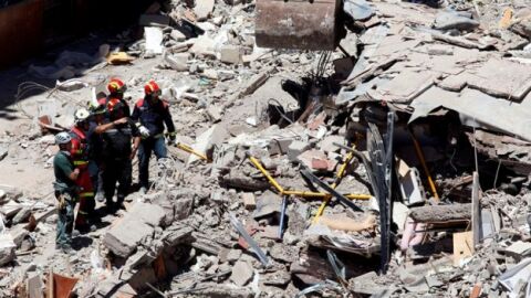 Derrumbe de un edificio en Tenerife Derrumbe de un edificio en Tenerife