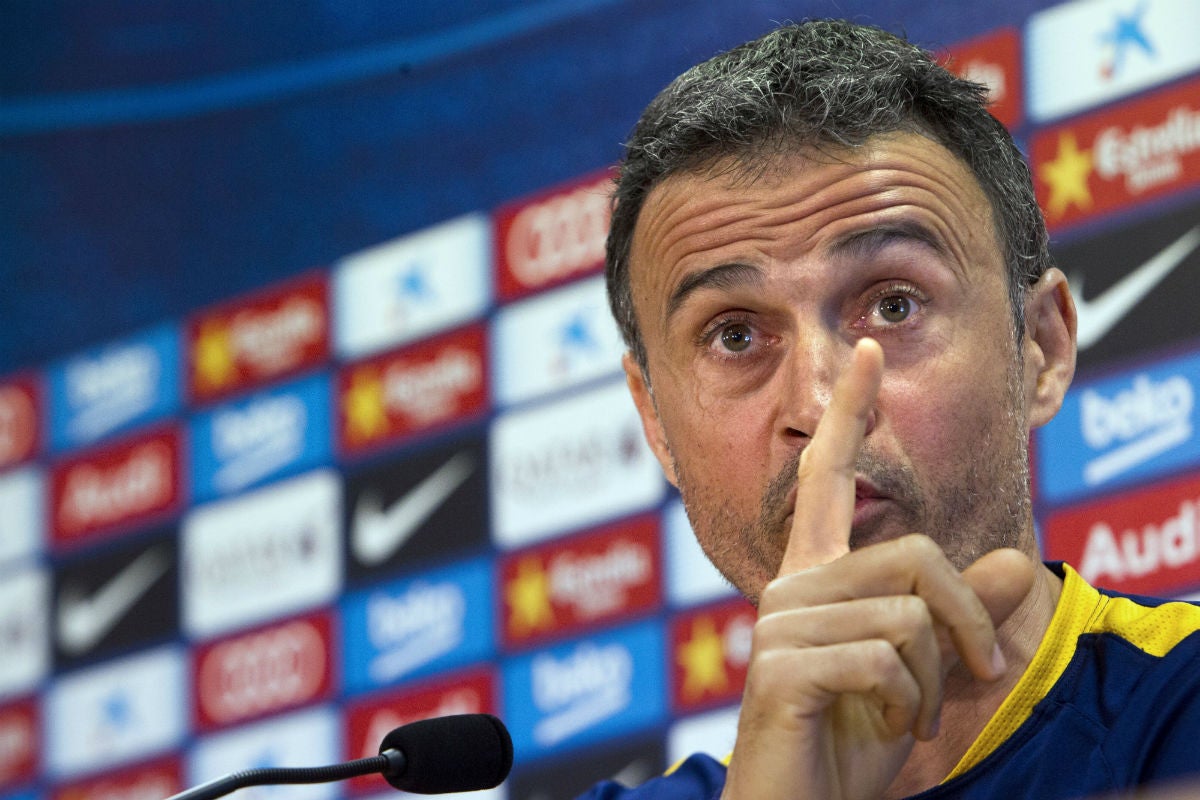 Luis Enrique: "Veo al equipo muy bien, el ambiente es inmejorable" Luis Enrique: "Veo al equipo muy bien, el ambiente es inmejorable"