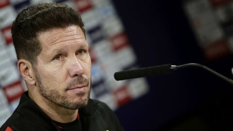 Simeone, en rueda de prensa