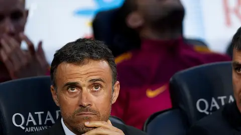 Luis Enrique lamenta la derrota del Barcelona Luis Enrique lamenta la derrota del Barcelona