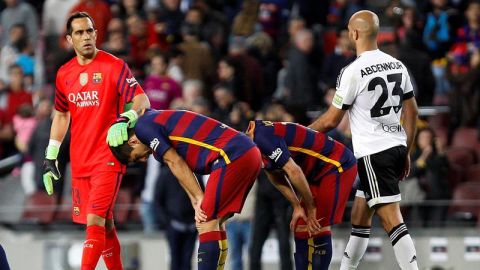 El Barcelona pierde ante el Valencia