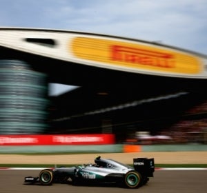 Rosberg rueda en China Rosberg rueda en China