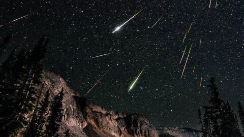 Estrellas fugaces del enjambre de las L&iacute;ridas