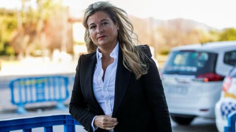 Virginia L&oacute;pez Negrete ante los juzgados de Palma
