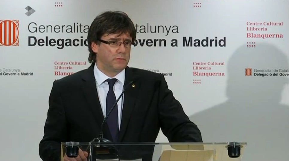 El TSJC ve legal que Puigdemont prometiera el cargo sin acatar la Constitución El TSJC ve legal que Puigdemont prometiera el cargo sin acatar la Constitución