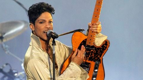 Prince en una actuaci&oacute;n en Reino Unido en 2007