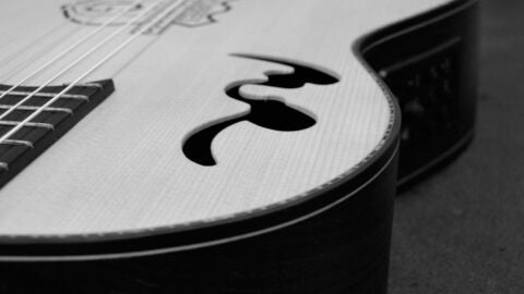 Guitarra soldiaria 'Hombres G'
