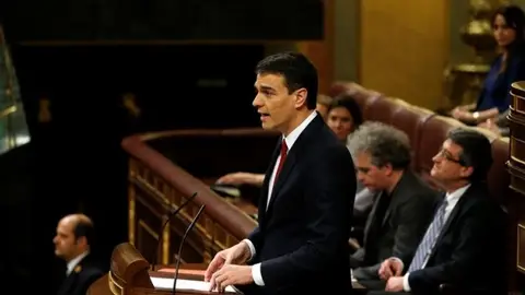 Pedro Sánchez en el Congreso Pedro Sánchez en el Congreso