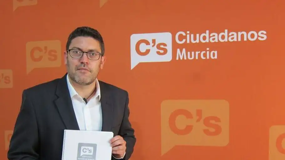Miguel Sánchez, de Ciudadanos en Murcia. Miguel Sánchez, de Ciudadanos en Murcia.