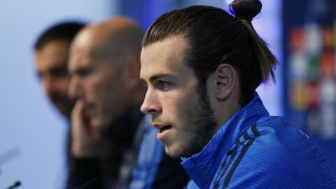 Gareth Bale, durante la rueda de prensa