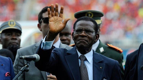 Teodoro Obiang, presidente de Guinea Ecuatorial