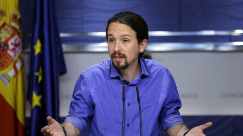 Pablo Iglesias, l&iacute;der de Podemos