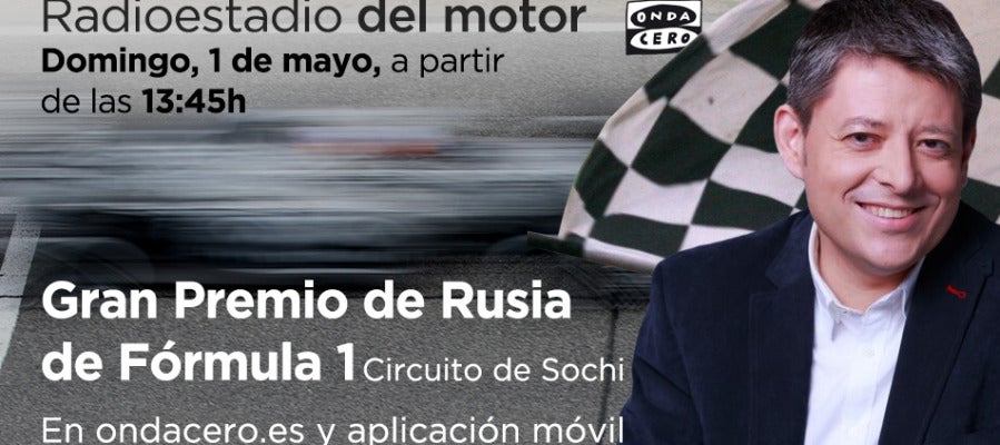 Gran Premio de Rusia en Radioestadio del motor Gran Premio de Rusia en Radioestadio del motor