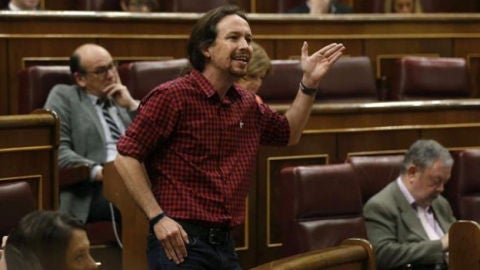 Pablo Iglesias en el Congreso de los Diputados