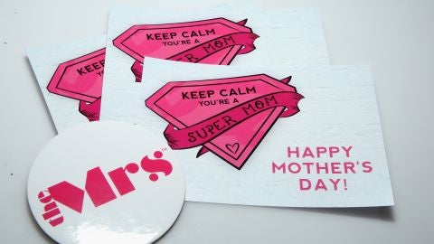 Tarjeta de felicitaci&oacute;n del D&iacute;a de la madre
