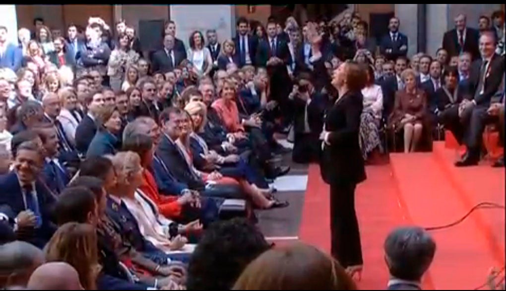 Estrella Morente a los políticos: "Estamos hartos de que en España no haya diálogo" Estrella Morente a los políticos: "Estamos hartos de que en España no haya diálogo"