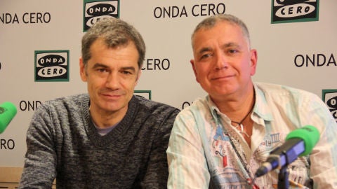 Toni Cant&oacute; junto a Juan Ram&oacute;n Lucas en M&aacute;s de uno
