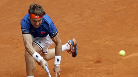 Ferrer resta una pelota ante Berdych