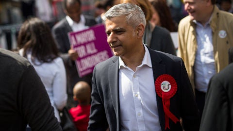 El laborista brit&aacute;nico Sadiq Khan