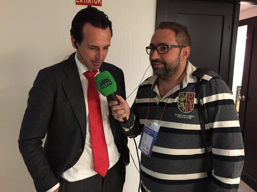 Unai Emery: "Es una gran noche para todos los sevillistas y para disfrutar" Unai Emery: "Es una gran noche para todos los sevillistas y para disfrutar"