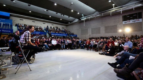 Pablo Iglesias en Navarra
