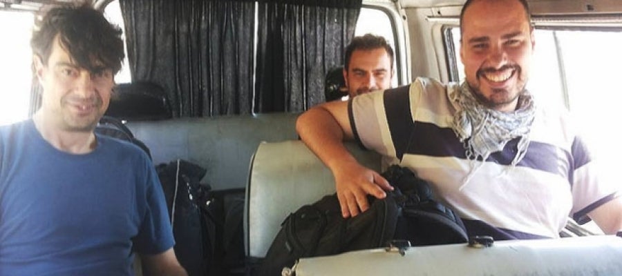 Periodistas españoles liberados en Siria Periodistas españoles liberados en Siria